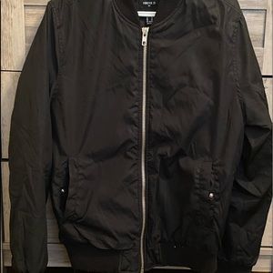 Black lightweight jacket.